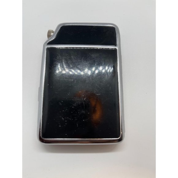 Vintage Deco Silver Tone & Enamel 2-in-1 Cigarette - Picture 3 of 8